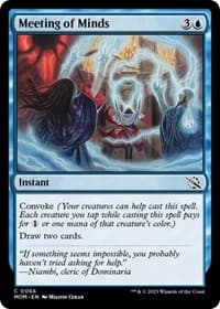 Meeting of Minds - March of the Machine - Magic: The Gathering card