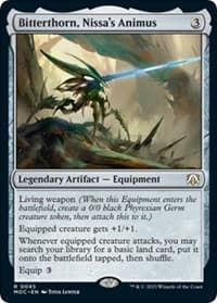 Bitterthorn, Nissa's Animus - Commander: March of the Machine - Magic: The Gathering card