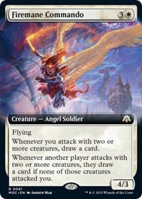 Firemane Commando (Extended Art) - Commander: March of the Machine - Magic: The Gathering card