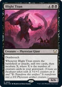 Blight Titan - Commander: March of the Machine - Magic: The Gathering card
