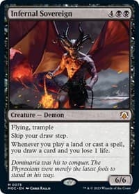 Infernal Sovereign - Commander: March of the Machine - Magic: The Gathering card
