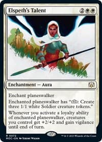 Elspeth's Talent - Commander: March of the Machine - Magic: The Gathering card