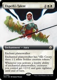 Elspeth's Talent (Extended Art) - Commander: March of the Machine - Magic: The Gathering card