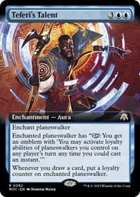 Teferi's Talent (Extended Art) - Commander: March of the Machine - Magic: The Gathering card