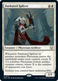 Darksteel Splicer - Commander: March of the Machine - Magic: The Gathering card