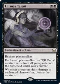 Liliana's Talent - Commander: March of the Machine - Magic: The Gathering card