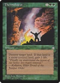 Thermokarst - Ice Age - Magic: The Gathering card