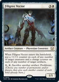 Filigree Vector - Commander: March of the Machine - Magic: The Gathering card