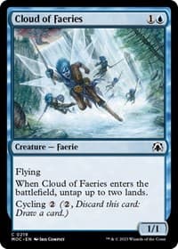Cloud of Faeries - Commander: March of the Machine - Magic: The Gathering card