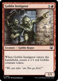 Goblin Instigator - Commander: March of the Machine - Magic: The Gathering card