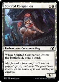 Spirited Companion - Commander: March of the Machine - Magic: The Gathering card