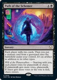 Path of the Schemer - Commander: March of the Machine - Magic: The Gathering card