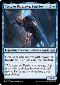 Tetsuko Umezawa, Fugitive - Commander: March of the Machine - Magic: The Gathering card