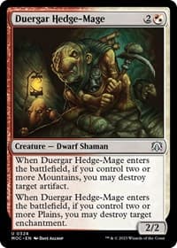 Duergar Hedge-Mage - Commander: March of the Machine - Magic: The Gathering card
