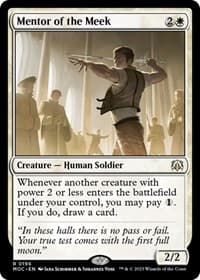 Mentor of the Meek - Commander: March of the Machine - Magic: The Gathering card