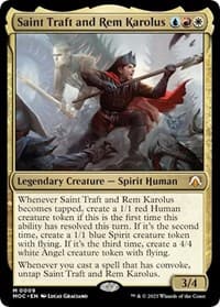 Saint Traft and Rem Karolus - Commander: March of the Machine - Magic: The Gathering card