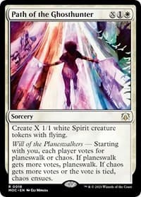Path of the Ghosthunter - Commander: March of the Machine - Magic: The Gathering card