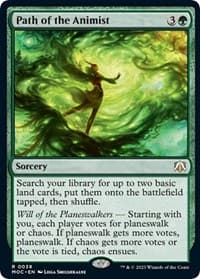 Path of the Animist - Commander: March of the Machine - Magic: The Gathering card