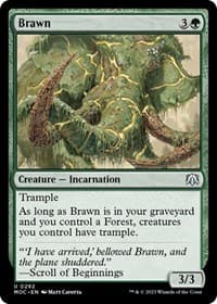 Brawn - Commander: March of the Machine - Magic: The Gathering card
