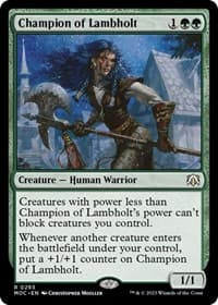 Champion of Lambholt - Commander: March of the Machine - Magic: The Gathering card