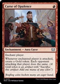 Curse of Opulence - Commander: March of the Machine - Magic: The Gathering card