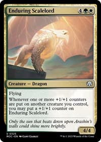 Enduring Scalelord - Commander: March of the Machine - Magic: The Gathering card