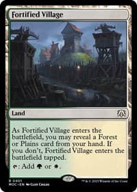 Fortified Village - Commander: March of the Machine - Magic: The Gathering card