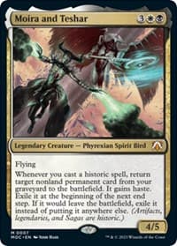 Moira and Teshar - Commander: March of the Machine - Magic: The Gathering card