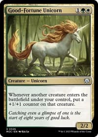 Good-Fortune Unicorn - Commander: March of the Machine - Magic: The Gathering card