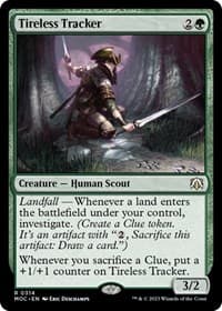 Tireless Tracker - Commander: March of the Machine - Magic: The Gathering card