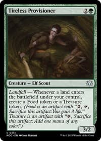 Tireless Provisioner - Commander: March of the Machine - Magic: The Gathering card