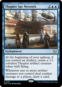 Thopter Spy Network - Commander: March of the Machine - Magic: The Gathering card