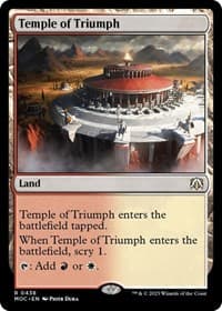 Temple of Triumph - Commander: March of the Machine - Magic: The Gathering card