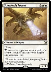 Sunscorch Regent - Commander: March of the Machine - Magic: The Gathering card