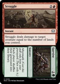 Struggle // Survive - Commander: March of the Machine - Magic: The Gathering card