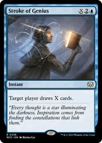 Stroke of Genius - Commander: March of the Machine - Magic: The Gathering card