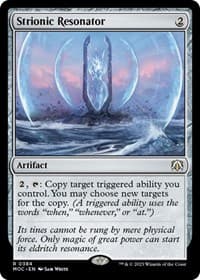 Strionic Resonator - Commander: March of the Machine - Magic: The Gathering card