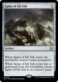 Spine of Ish Sah - Commander: March of the Machine - Magic: The Gathering card