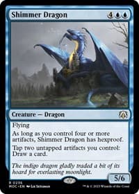 Shimmer Dragon - Commander: March of the Machine - Magic: The Gathering card