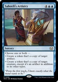 Saheeli's Artistry - Commander: March of the Machine - Magic: The Gathering card