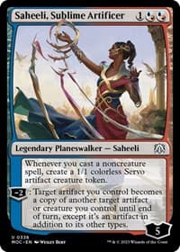 Saheeli, Sublime Artificer - Commander: March of the Machine - Magic: The Gathering card