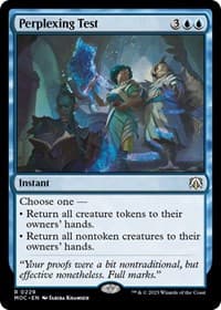Perplexing Test - Commander: March of the Machine - Magic: The Gathering card