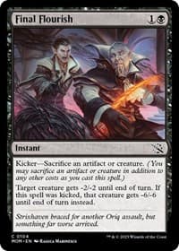 Final Flourish - March of the Machine - Magic: The Gathering card