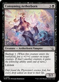 Consuming Aetherborn - March of the Machine - Magic: The Gathering card