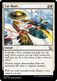 Cut Short - March of the Machine - Magic: The Gathering card