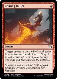 Coming In Hot - March of the Machine - Magic: The Gathering card