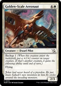 Golden-Scale Aeronaut - March of the Machine - Magic: The Gathering card