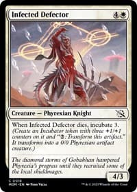 Infected Defector - March of the Machine - Magic: The Gathering card