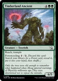 Timberland Ancient - March of the Machine - Magic: The Gathering card