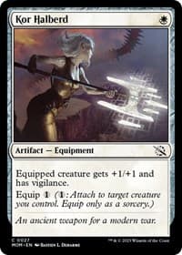 Kor Halberd - March of the Machine - Magic: The Gathering card